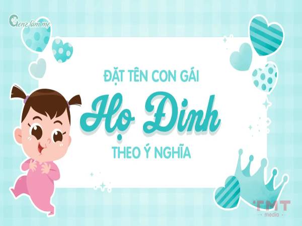đặt tên con gái họ đinh