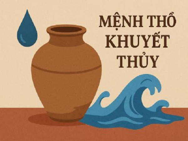 Mệnh Thổ khuyết Thủy là gì?