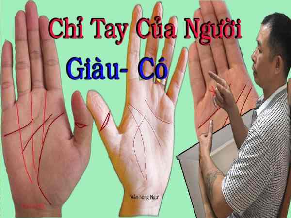 Xem đường chỉ tay giàu sang ở nam giới